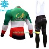 Fietskleding Dames (Fietsshirt Lange Mouw + Lange Koersbroek) 2017 Astana Pro Team N004 Winter Thermal Fleece